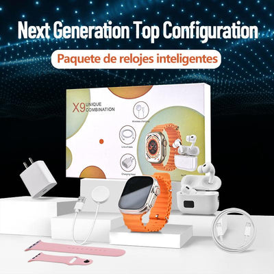 O pacote de energia Smartwatch 6 em 1