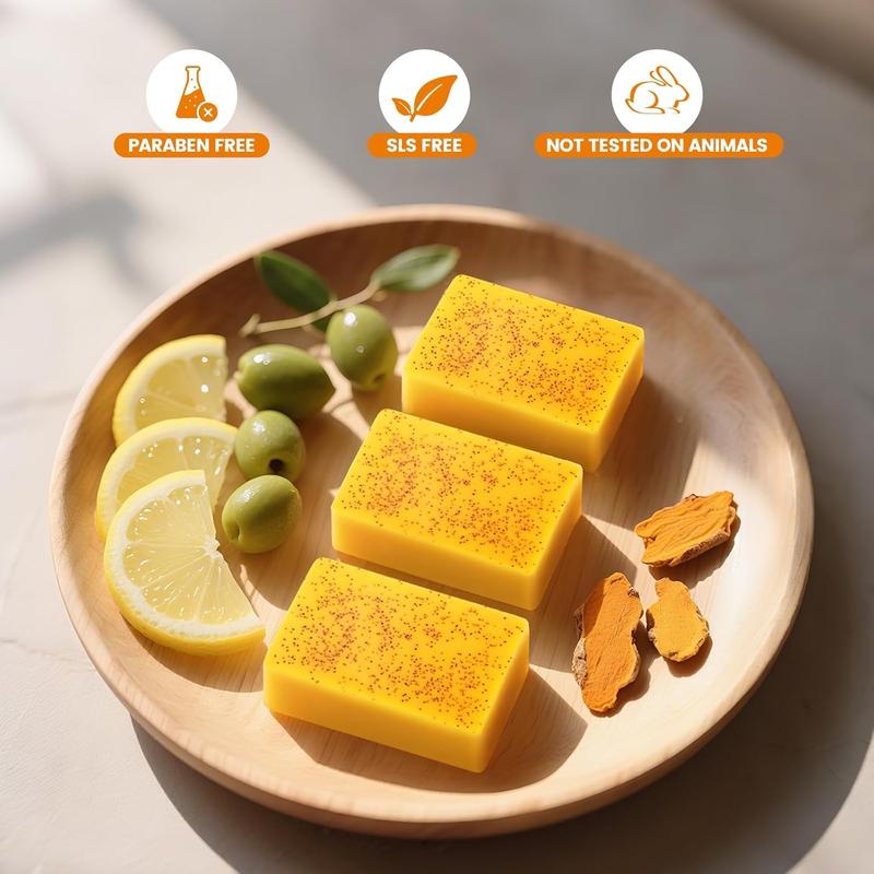 O Trio Dourado: Sabonete 3x Cúrcuma, Mel e Limão